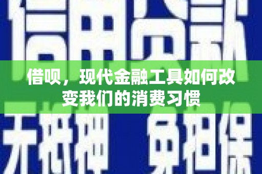 奉新借呗，现代金融工具如何改变我们的消费习惯