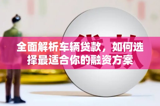 奉新全面解析车辆贷款，如何选择最适合你的融资方案